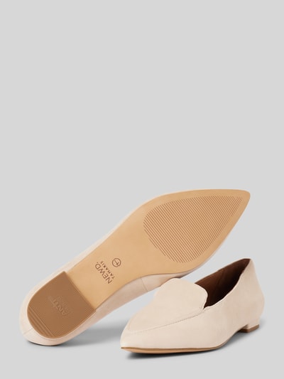 Peek & Cloppenburg Newd TamarisBallerinas aus Leder in unifarbenem Design in beige Jubiläumsangebot