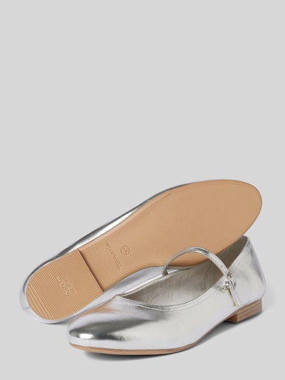 Peek & Cloppenburg TamarisBallerinas im Metallic-Look in silber Exklusive Angebote
