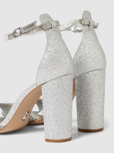 Peek & Cloppenburg Steve MaddenSandalette mit Strasssteinbesatz Modell 'CAPSULE' in silber Blitzangebot