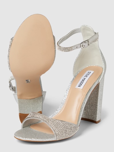 Peek & Cloppenburg Steve MaddenSandalette mit Strasssteinbesatz Modell 'CAPSULE' in silber Blitzangebot