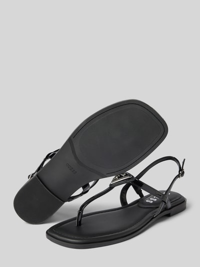 Peek & Cloppenburg GuessZehentrenner mit Label-Applikation Modell 'RAINEY' in black Kauf eins, bekomm eins gratis