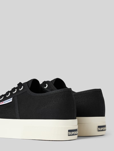 Peek & Cloppenburg SupergaLow Top Sneaker in unifarbenem Design mit Label-Detail in black Riesige Ersparnisse