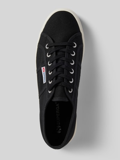 Peek & Cloppenburg SupergaLow Top Sneaker in unifarbenem Design mit Label-Detail in black Riesige Ersparnisse