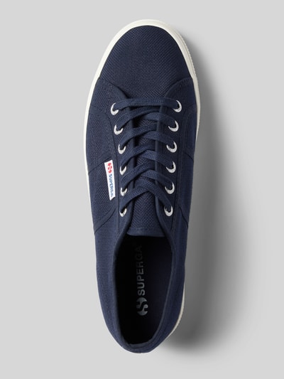 Peek & Cloppenburg SupergaLow Top Sneaker in unifarbenem Design mit Label-Detail in marine Tiefpreis
