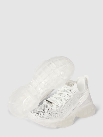 Peek & Cloppenburg Steve MaddenSneaker mit Ziersteinbesatz Modell 'MAXIMA-R' in offwhite Kostenlose Rückgabe
