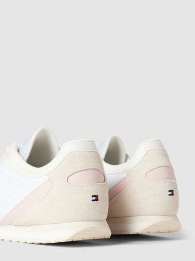 Peek & Cloppenburg Tommy HilfigerSneaker aus Leder mit Label-Stitching in weiss Letzte 3 Tage