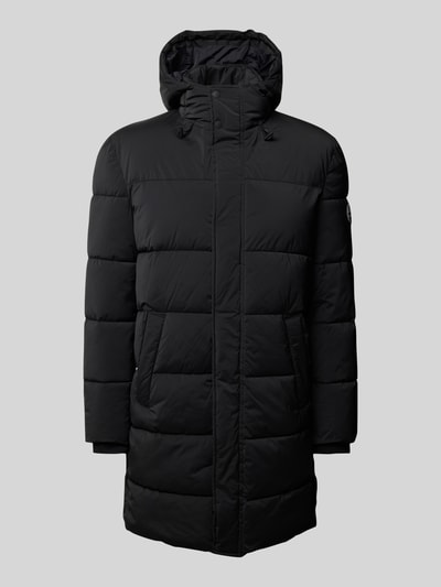 Peek & Cloppenburg Christian Berg MenSteppjacke mit Kapuze in black Zeitbegrenzte Promotion