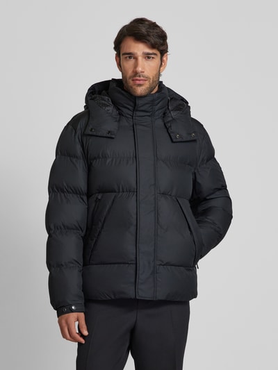 Peek & Cloppenburg BOSSSteppjacke mit Kapuze Modell 'Corbinian' in black Bis zu 50% Rabatt