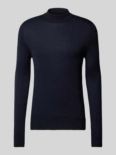 Peek & Cloppenburg Christian Berg MenStrickpullover mit Turtleneck in marine Bis zu 60% Rabatt