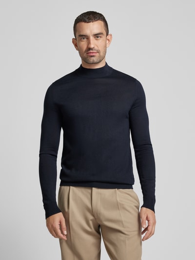 Peek & Cloppenburg Christian Berg MenStrickpullover mit Turtleneck in marine Bis zu 60% Rabatt