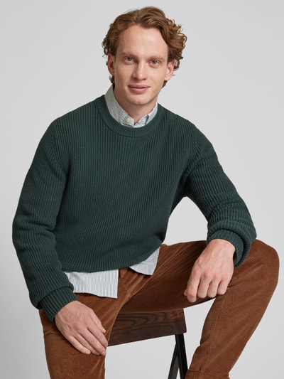 Peek & Cloppenburg MCNEALStrickpullover mit Rundhalsausschnitt in bottle Vierteljährliche Förderung