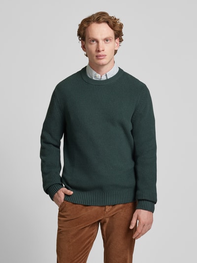 Peek & Cloppenburg MCNEALStrickpullover mit Rundhalsausschnitt in bottle Vierteljährliche Förderung