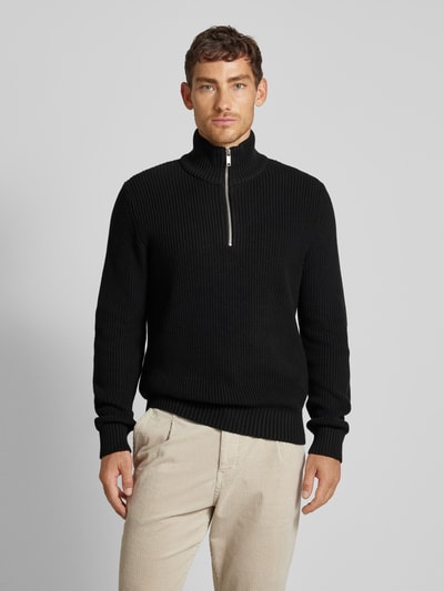 Peek & Cloppenburg MCNEALTroyer mit gerippten Abschlüssen in black Riesige Rabatte