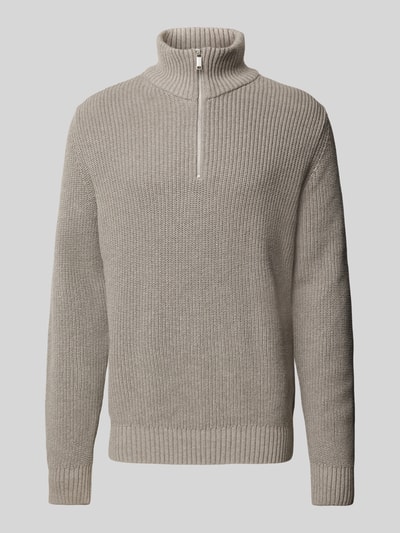 Peek & Cloppenburg MCNEALTroyer mit gerippten Abschlüssen in graphit melange Black Friday Preise