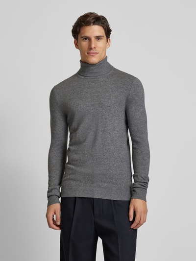 Peek & Cloppenburg MCNEALStrickpullover mit Rollkragen in graphit melange zollfrei