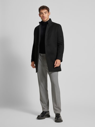 Peek & Cloppenburg MCNEALMantel mit Stehkragen in black