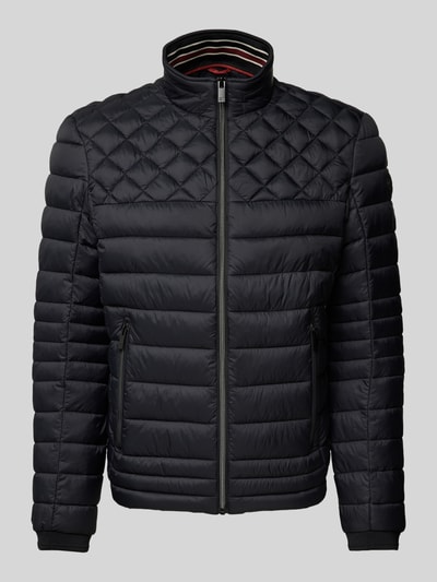 Peek & Cloppenburg Christian Berg MenSteppjacke mit Reißverschlusstaschen in black 2025