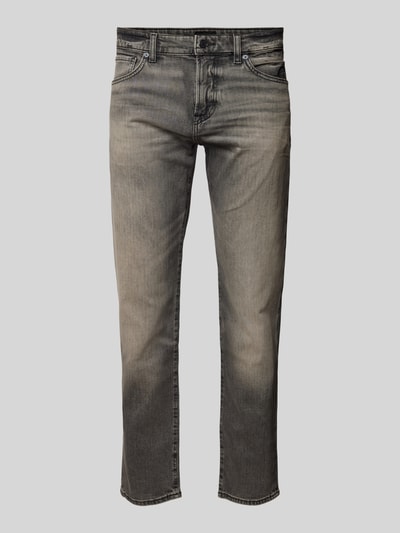 Peek & Cloppenburg BOSS OrangeRegular Fit Jeans im 5-Pocket-Design Modell 'RE.MAINE BO' in dunkelgrau Verkauf