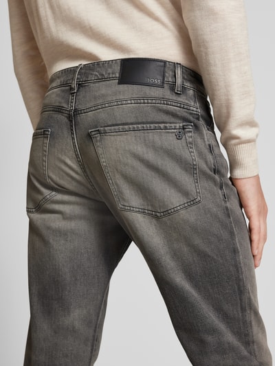 Peek & Cloppenburg BOSS OrangeRegular Fit Jeans im 5-Pocket-Design Modell 'RE.MAINE BO' in dunkelgrau Verkauf