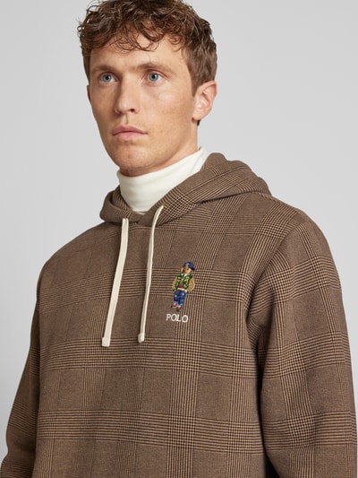 Peek & Cloppenburg Polo Ralph LaurenHoodie mit Label-Stitching in hazel Angebote