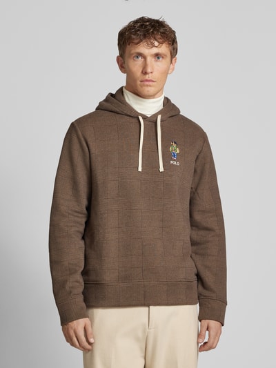 Peek & Cloppenburg Polo Ralph LaurenHoodie mit Label-Stitching in hazel Angebote