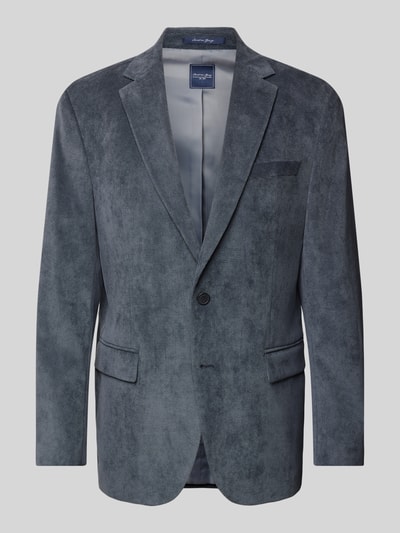 Peek & Cloppenburg Christian Berg Men2-Knopf-Sakko mit Reverskragen in blau Schlussverkauf
