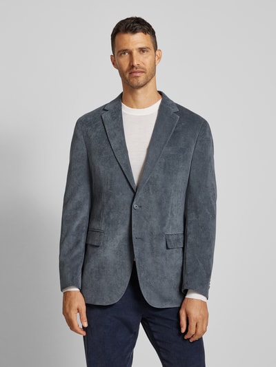 Peek & Cloppenburg Christian Berg Men2-Knopf-Sakko mit Reverskragen in blau Schlussverkauf