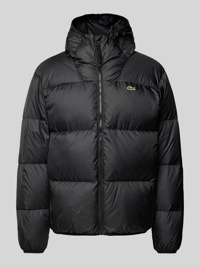 Peek & Cloppenburg LacosteSteppjacke mit Kapuze in black Kostenloser Versand