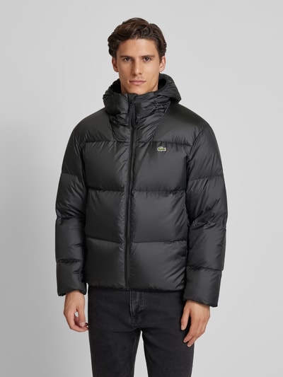 Peek & Cloppenburg LacosteSteppjacke mit Kapuze in black Kostenloser Versand