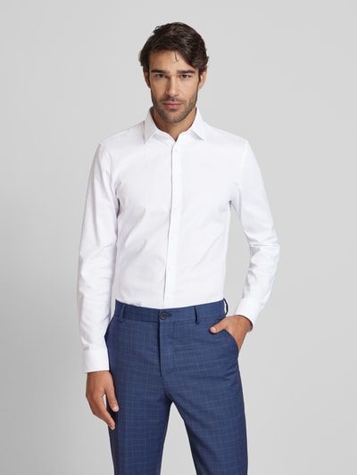 Peek & Cloppenburg OLYMP No. SixSuper Slim Fit Business-Hemd mit Kentkragen in weiss Rabatt