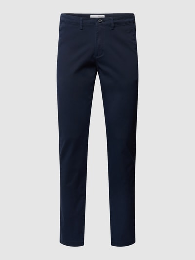 Peek & Cloppenburg SELECTED HOMMESlim Fit Chino in unifarbenem Design Modell 'NEW Miles' in marine Flash Sale