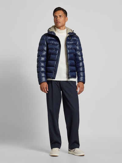 Peek & Cloppenburg Blauer UsaRegular Fit Steppjacke mit Kapuze Modell 'ADAMS' in marine Online Shopping