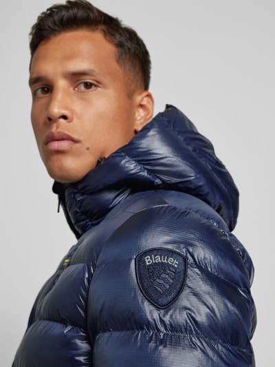 Peek & Cloppenburg Blauer UsaRegular Fit Steppjacke mit Kapuze Modell 'ADAMS' in marine Online Shopping