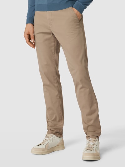 Peek & Cloppenburg SELECTED HOMMESlim Fit Chino in unifarbenem Design Modell 'NEW Miles' in beige Cyber Monday