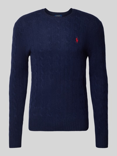 Peek & Cloppenburg Polo Ralph LaurenPullover mit Logo-Stitching in marine Muttertagsangebot