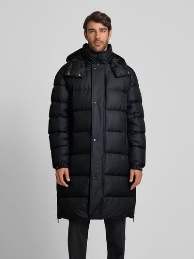 Peek & Cloppenburg BOSSSteppmantel mit Kapuze Modell 'Donden' in black Lagerräumung