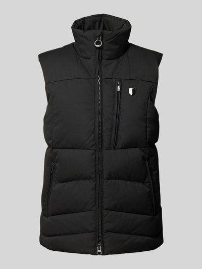 Peek & Cloppenburg WellensteynFunktionsjacke mit Label-Applikation Modell 'NORDSEE' in black Online Outlet