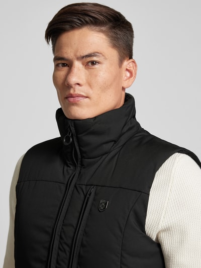 Peek & Cloppenburg WellensteynFunktionsjacke mit Label-Applikation Modell 'NORDSEE' in black Online Outlet