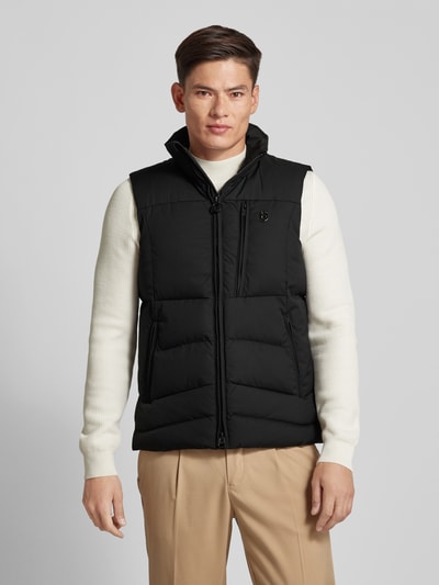 Peek & Cloppenburg WellensteynFunktionsjacke mit Label-Applikation Modell 'NORDSEE' in black Online Outlet