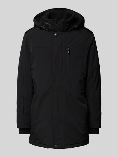 Peek & Cloppenburg WellensteynFunktionsjacke mit Kapuze Modell 'TRAVELLER' in black Exklusive Angebote