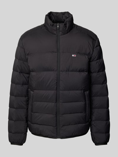 Peek & Cloppenburg Tommy JeansSteppjacke mit Logo-Stitching in black Riesige Ersparnisse