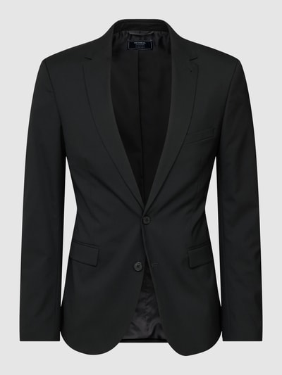 Peek & Cloppenburg MCNEAL2-Knopf-Sakko mit Brustleistentaschen in black Neueste Stile