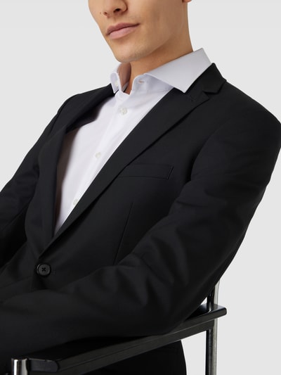 Peek & Cloppenburg MCNEAL2-Knopf-Sakko mit Brustleistentaschen in black Neueste Stile