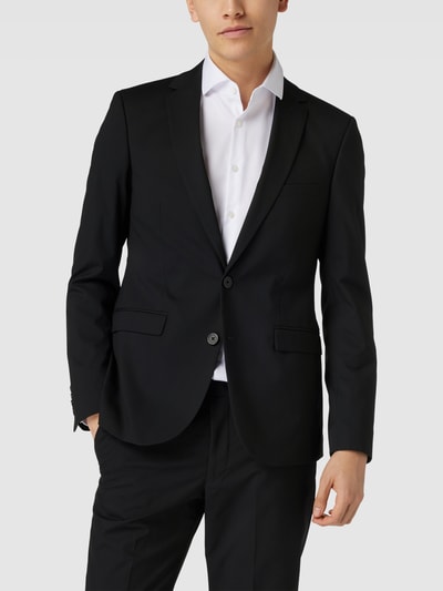 Peek & Cloppenburg MCNEAL2-Knopf-Sakko mit Brustleistentaschen in black Neueste Stile