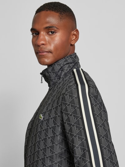 Peek & Cloppenburg LacosteSweatjacke mit Stehkragen in black Bis zu 65% Rabatt