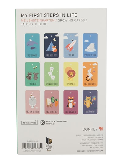 Peek & Cloppenburg DonkeyMeilensteinkarten aus Papier - beschreibbar in gruen Begrenzt auf 3 Tage