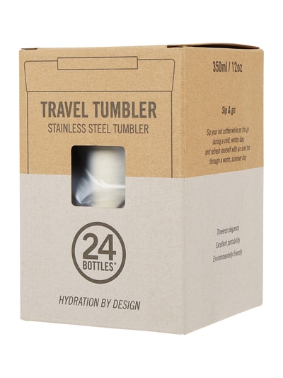 Peek & Cloppenburg 24bottlesTravel Mug aus Edelstahl in silber Im Verkauf