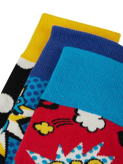 Peek & Cloppenburg Happy SocksSocken mit Stretch-Anteil im 3er-Pack in rot Outlet