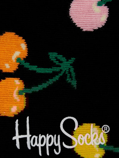 Peek & Cloppenburg Happy SocksSocken mit Allover-Print Modell 'CHERRY' in black im Angebot