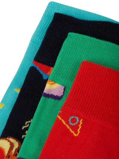 Peek & Cloppenburg Happy SocksSocken mit Stretch-Anteil im 4er-Pack in rot Kostenloser Versand